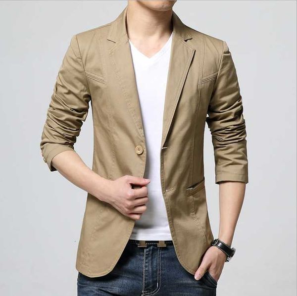 men's suits & blazers casual jackets slim fit khaki and coats fashion cotton leisure two boutons c7ch, White;black
men's suits & blazers casual jackets slim fit khaki and coats fashion cotton leisure two boutons c7ch, White;black