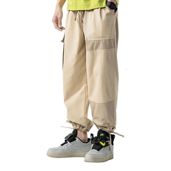 Men's Pants ins fashion Hong Kong style color matching overalls for loose casual in spring and autumn 9WAF, Black
Men's Pants ins fashion Hong Kong style color matching overalls for loose casual in spring and autumn 9WAF, Black