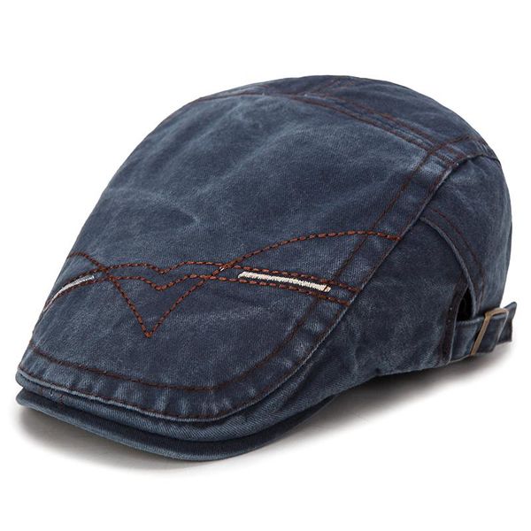 visors spring and autumn cotton washed fade with embroidered stripe retro shovel hat for men women flat cap vintage casquette, Blue;gray
visors spring and autumn cotton washed fade with embroidered stripe retro shovel hat for men women flat cap vintage casquette, Blue;gray