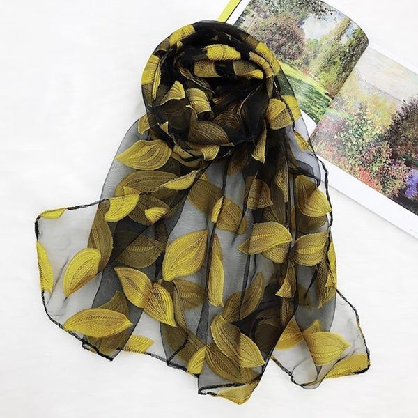 scarves 90-180cm women simulation silk cut flower scarf girls embroidery wild sunscreen shawl long embroidered lace scarfs, Blue;gray
scarves 90-180cm women simulation silk cut flower scarf girls embroidery wild sunscreen shawl long embroidered lace scarfs, Blue;gray