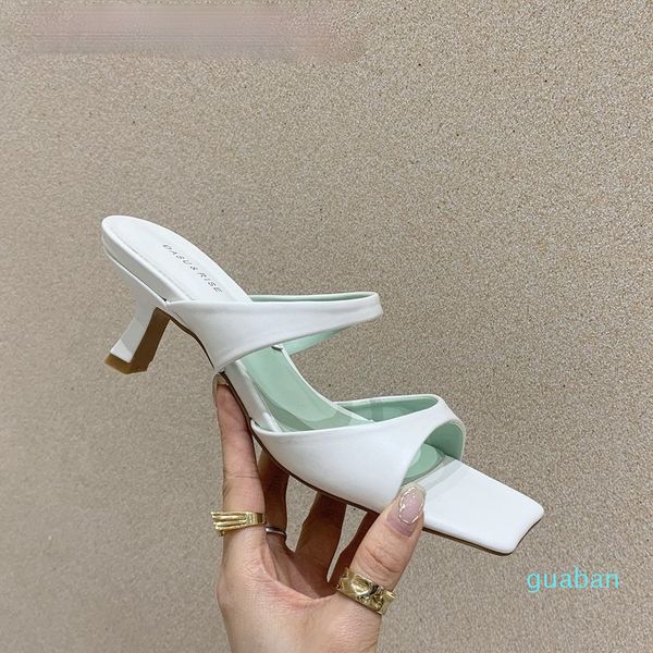 elegant high heels slippers women slip on slides peep toe mule shoes narrow band luxury designers sandals leisure flip flops summer 6443, Black
elegant high heels slippers women slip on slides peep toe mule shoes narrow band luxury designers sandals leisure flip flops summer 6443, Black