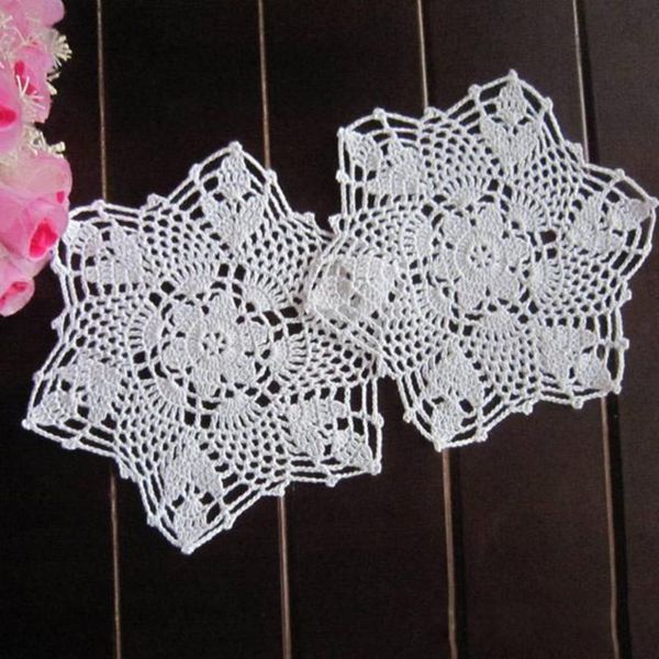 mats & pads 10pcs/lot snowflake doily cotton hand made crochet cup mat, 6 colors 22cmx22cm round place mat
mats & pads 10pcs/lot snowflake doily cotton hand made crochet cup mat, 6 colors 22cmx22cm round place mat