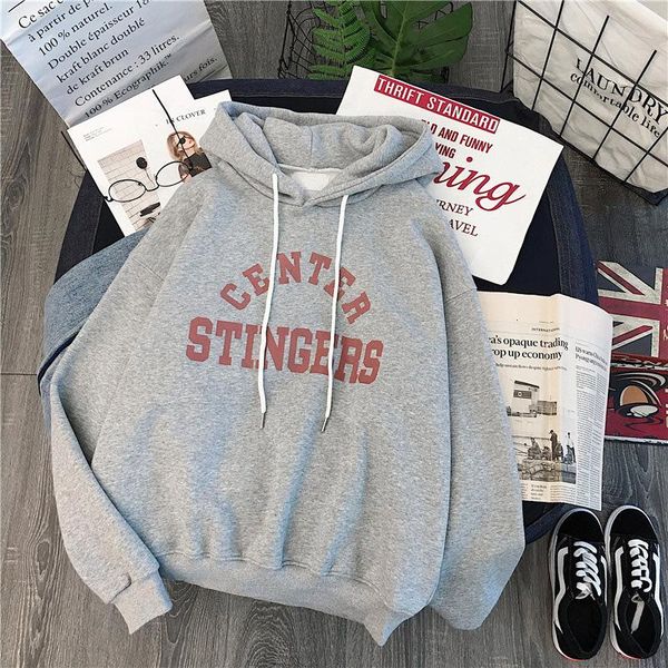 women's hoodies & sweatshirts long casual sleeve sweatshirt 2021 loose plus velvet sweet pullover harajuku letters printing, Black
women's hoodies & sweatshirts long casual sleeve sweatshirt 2021 loose plus velvet sweet pullover harajuku letters printing, Black