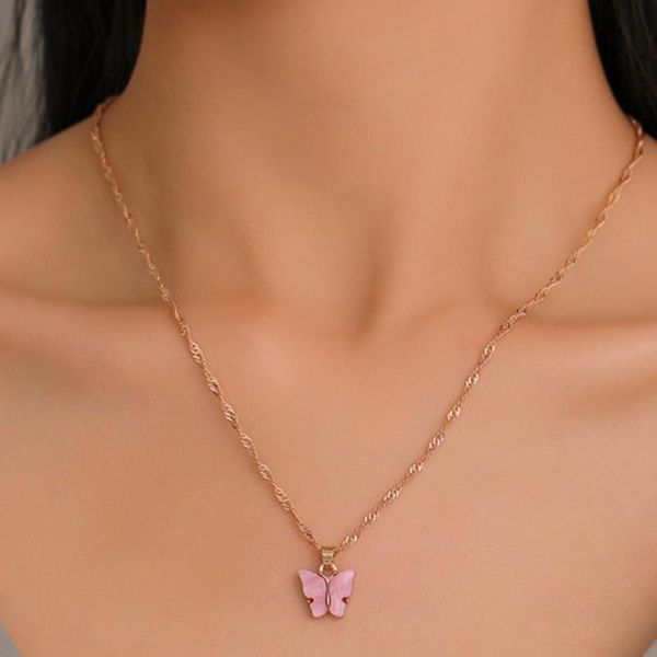 pendant necklaces sumeng fashion acrylic color butterfly nelace long wild clavicle chain nelaces for women jewelry, Silver
pendant necklaces sumeng fashion acrylic color butterfly nelace long wild clavicle chain nelaces for women jewelry, Silver