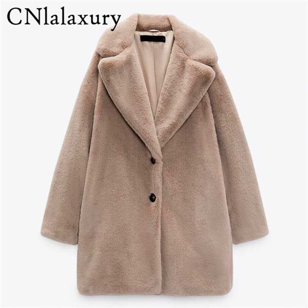 winter female lambswool coat women thick warm turn down collar faux fur jacket fashion loose long sleeve parka chic outwear 211220, Black
winter female lambswool coat women thick warm turn down collar faux fur jacket fashion loose long sleeve parka chic outwear 211220, Black