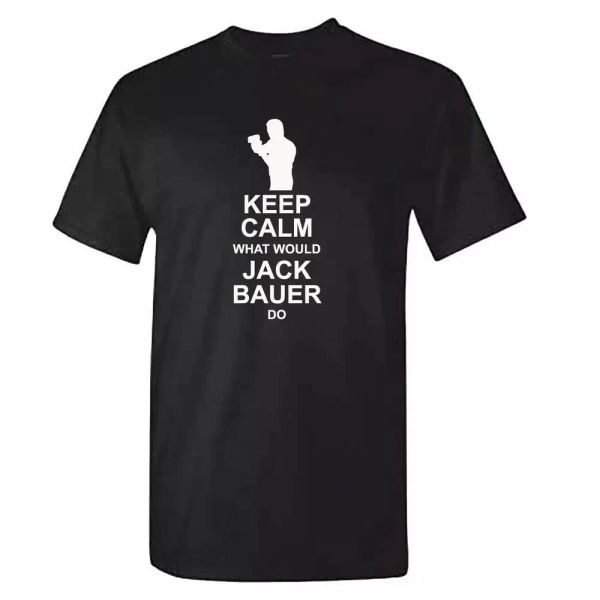 keep calm jack bauer tshirt - mens 24 ctu dvd season series 8, White;black
keep calm jack bauer tshirt - mens 24 ctu dvd season series 8, White;black