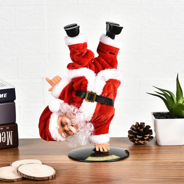 christmas decorations electric handstand street dance santa claus doll creativity children's toy ornaments
christmas decorations electric handstand street dance santa claus doll creativity children's toy ornaments