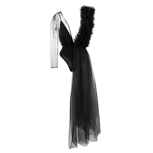 women's blouses & shirts trendy 2021 black women jumpsuit summer see thru one shoulder rompers womens clothing ruffles tiered vestidos, White
women's blouses & shirts trendy 2021 black women jumpsuit summer see thru one shoulder rompers womens clothing ruffles tiered vestidos, White