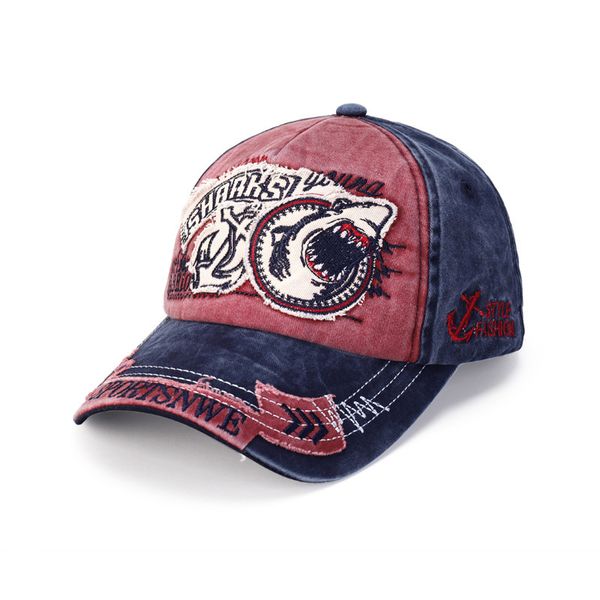 caps fashion cap washed baseball women's shark personality men's breathable spring and autumn sunshade hat, Blue;gray
caps fashion cap washed baseball women's shark personality men's breathable spring and autumn sunshade hat, Blue;gray