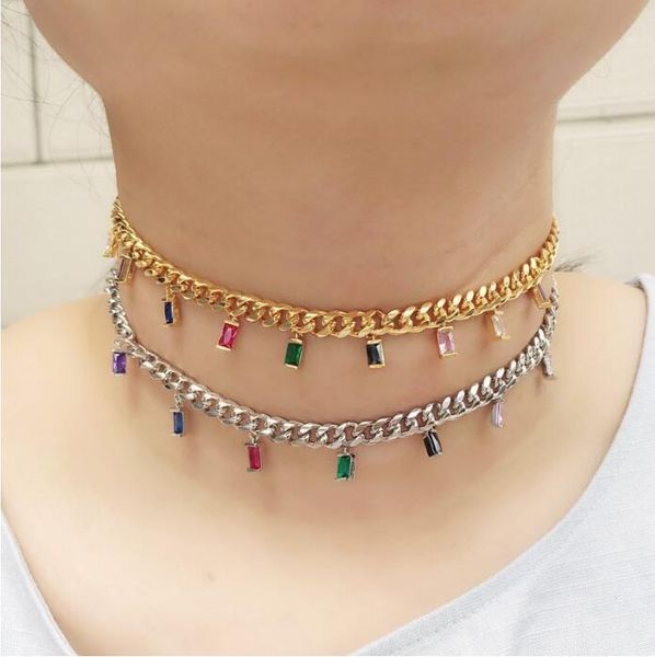 cubic zirconia baguette pulling chain necklace for women adjustable length trendy geometric necklaces chokers, Golden;silver
cubic zirconia baguette pulling chain necklace for women adjustable length trendy geometric necklaces chokers, Golden;silver