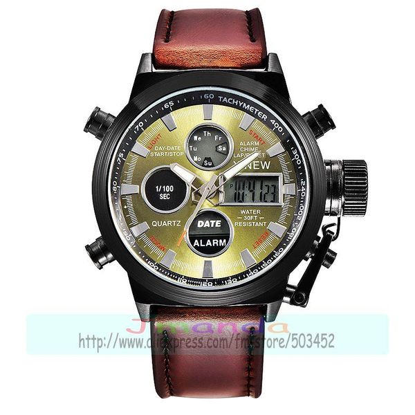 wristwatches 60pcs/lot xi-3003 date watch luminous three eyes leather wrap quartz military casual, Slivery;brown
wristwatches 60pcs/lot xi-3003 date watch luminous three eyes leather wrap quartz military casual, Slivery;brown