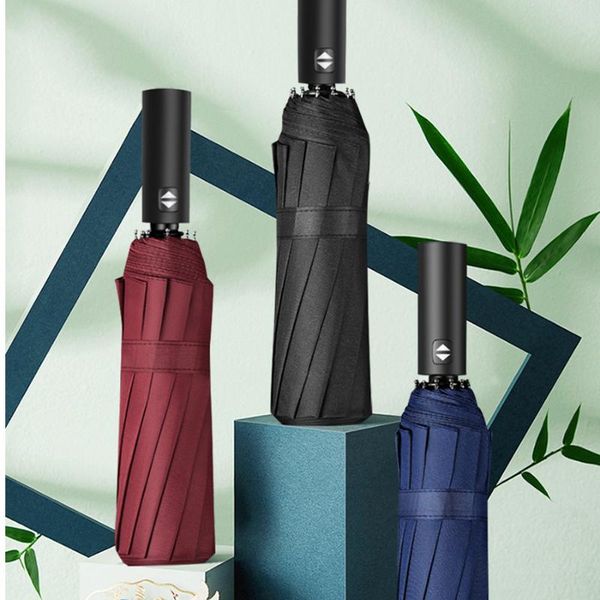 umbrellas 12 bone self opening and retracting black rubber umbrella fully automatic double windproof folding three fold umbrellaa773
umbrellas 12 bone self opening and retracting black rubber umbrella fully automatic double windproof folding three fold umbrellaa773