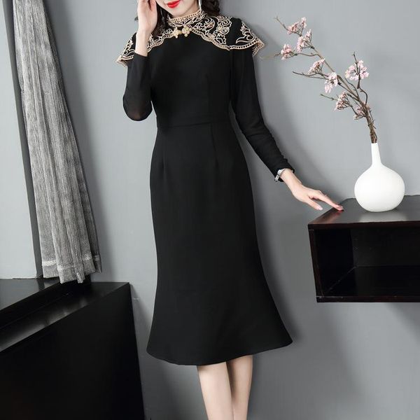 casual dresses of fund qiu dong season pleuche noble western style lapel thin waist fair maiden temperament dress 203406, Black;gray
casual dresses of fund qiu dong season pleuche noble western style lapel thin waist fair maiden temperament dress 203406, Black;gray