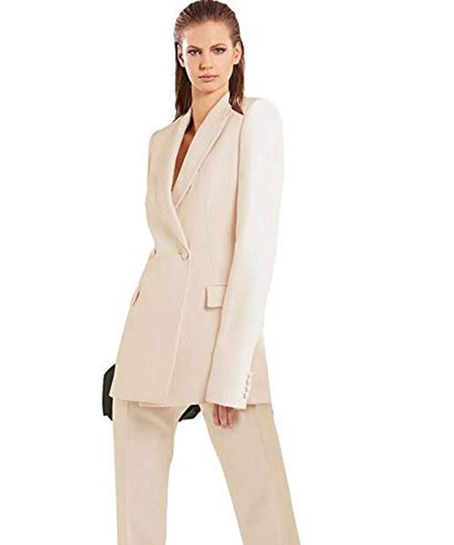 women's two piece pants women's double-breasted 2-piece slim-fitting suit with notched lapels, suitable for office jackets and, White
women's two piece pants women's double-breasted 2-piece slim-fitting suit with notched lapels, suitable for office jackets and, White