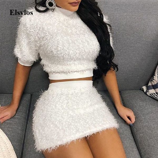 women's tracksuits fashion spring slim party suits elegant o-neck short sleeve fluffy and lady mini skirt outfit women two pi, Gray
women's tracksuits fashion spring slim party suits elegant o-neck short sleeve fluffy and lady mini skirt outfit women two pi, Gray