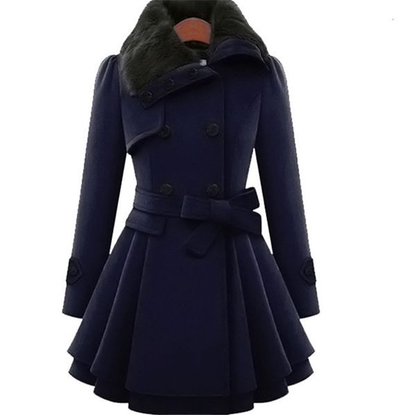 women's jackets winter casual women wool blends coat thick warm mid-length double breasted plus size slim solid woolen j 7rt6, Black;brown
women's jackets winter casual women wool blends coat thick warm mid-length double breasted plus size slim solid woolen j 7rt6, Black;brown