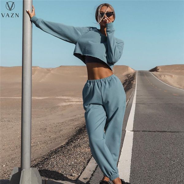women's two piece pants vazn 2022 luxury designer women suit street hip hop style long sleeve round neck elastic 2 sets, White
women's two piece pants vazn 2022 luxury designer women suit street hip hop style long sleeve round neck elastic 2 sets, White