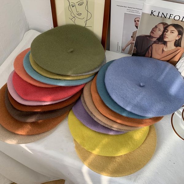 autumn winter hat 100% pure wool berets french artist beret women painter vintage girls female warm walking cap, Blue;gray
autumn winter hat 100% pure wool berets french artist beret women painter vintage girls female warm walking cap, Blue;gray