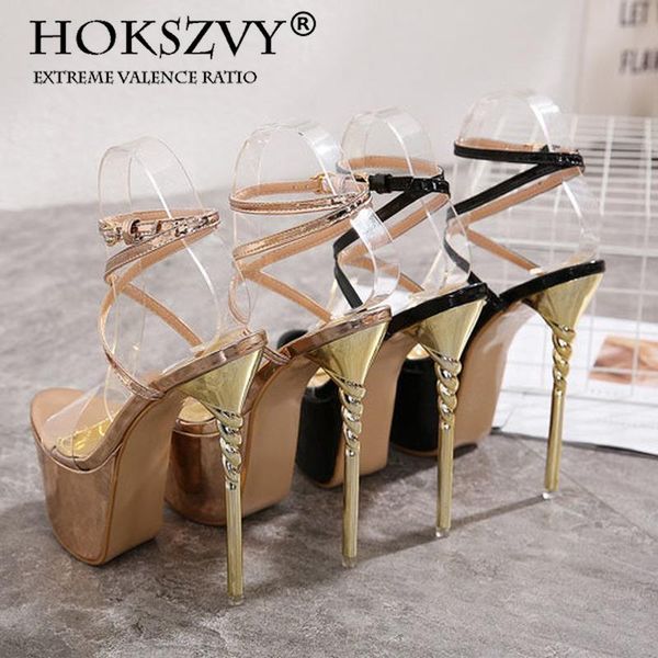 fashion high-heeled women's sandals fine with waterproof platform color matching hollow out buckle shoes, Black
fashion high-heeled women's sandals fine with waterproof platform color matching hollow out buckle shoes, Black
