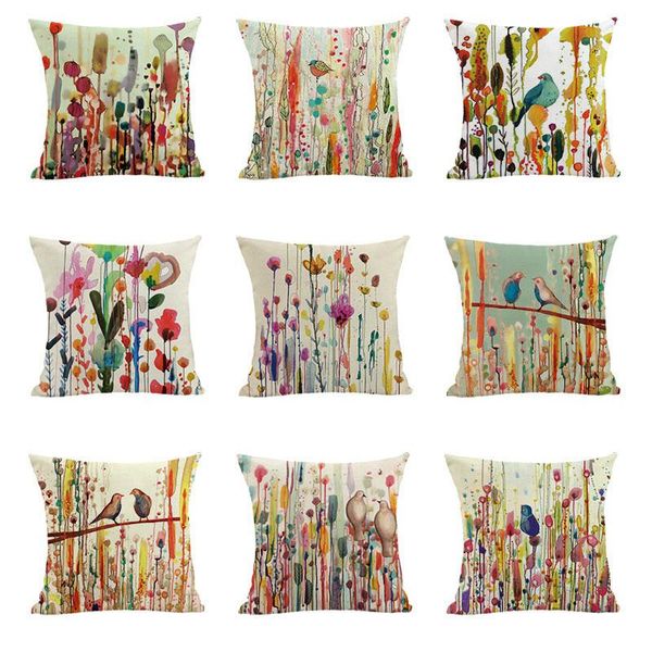 oil painting painted style jacquard pillowcase cushion cover linen throw pillow covers home living room decorative 45*45cm/pc cushion/decora
oil painting painted style jacquard pillowcase cushion cover linen throw pillow covers home living room decorative 45*45cm/pc cushion/decora