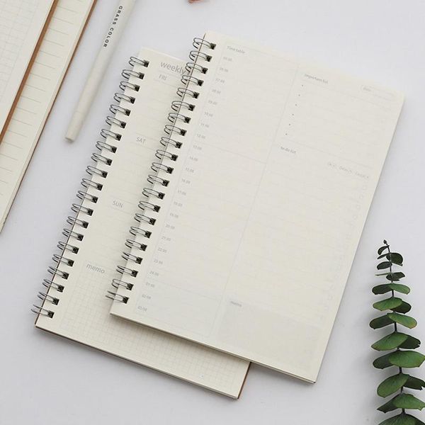 memo old coil notebook student time daily plan this school office stationery notepads, Purple;pink
memo old coil notebook student time daily plan this school office stationery notepads, Purple;pink