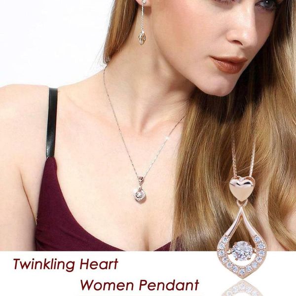 pendant necklaces necklace rose gold women luxurious twinkling heart waterdrop stone pendants fashion jewelry womens accessories a1, Silver
pendant necklaces necklace rose gold women luxurious twinkling heart waterdrop stone pendants fashion jewelry womens accessories a1, Silver