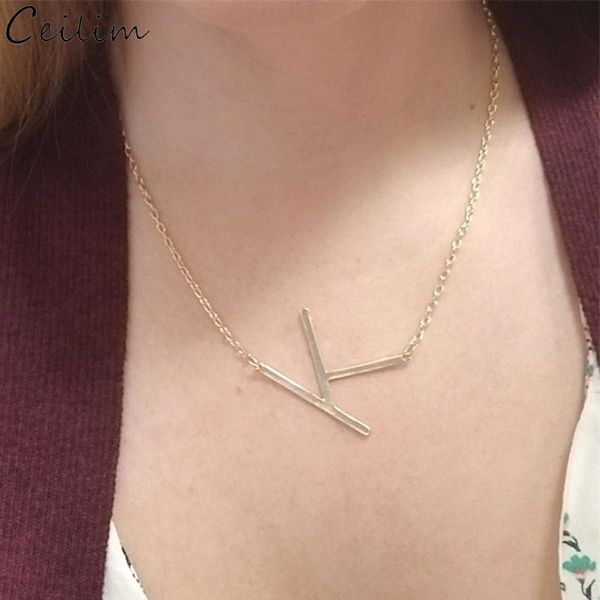 pendant necklaces fashion 26 initial letters necklace women silver color stainless steel collares choker chain jewelry gift
pendant necklaces fashion 26 initial letters necklace women silver color stainless steel collares choker chain jewelry gift