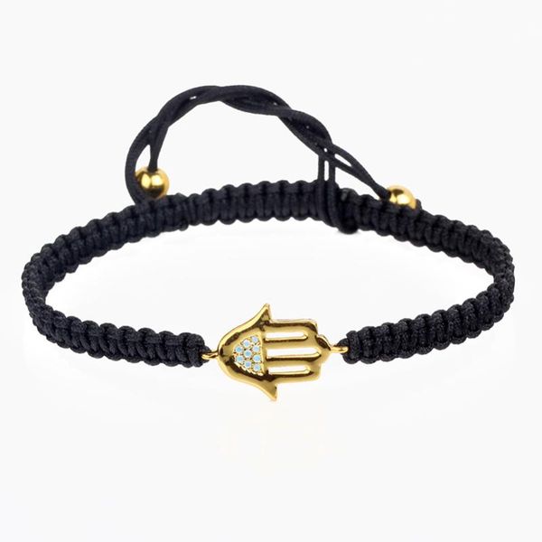 charm bracelets men women fashion jewelry cynn cz hamsa black rope wide knots marcame weave friendship pulseras, Golden;silver
charm bracelets men women fashion jewelry cynn cz hamsa black rope wide knots marcame weave friendship pulseras, Golden;silver