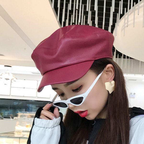 women's personality versatile fur cap pure duck tongue beret simple casual octagonal spring and autumn newsboy hat fashion, Blue;gray
women's personality versatile fur cap pure duck tongue beret simple casual octagonal spring and autumn newsboy hat fashion, Blue;gray