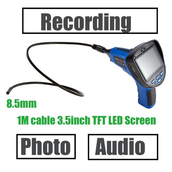 cameras 99e endoscope boroscope 8.5mm camera video and sound recording borescope support sd card ip67 with built-in microphone
cameras 99e endoscope boroscope 8.5mm camera video and sound recording borescope support sd card ip67 with built-in microphone