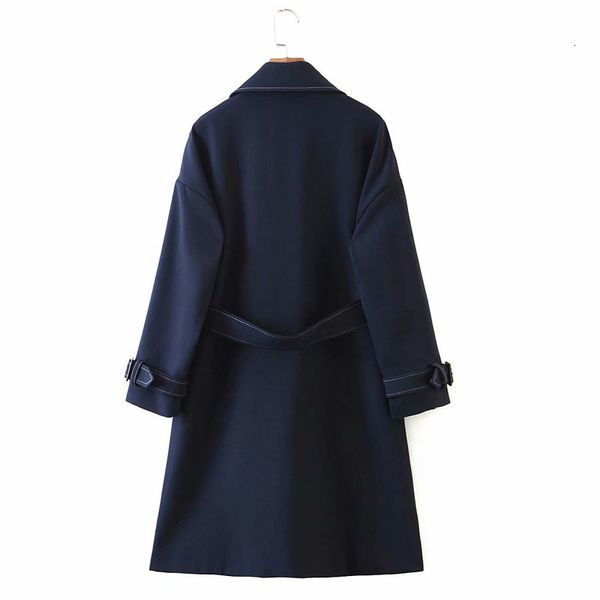 wool drape lapel long sleeves women's windbreaker vintage mid-length korean version relaxed temperament with belt chic female, Black
wool drape lapel long sleeves women's windbreaker vintage mid-length korean version relaxed temperament with belt chic female, Black