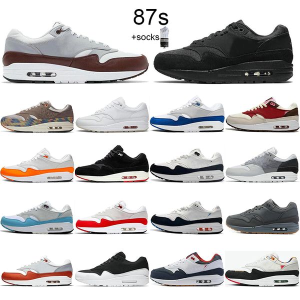 selling classic 1 one men women 87 running shoes triple black sports trainers cushion surface breathable 87s mens sport outdoor sneakers wit, White;red
selling classic 1 one men women 87 running shoes triple black sports trainers cushion surface breathable 87s mens sport outdoor sneakers wit, White;red