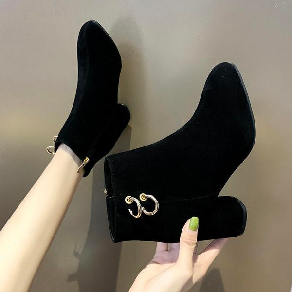 dress shoes keep warm women boots mid heel wedges for woman zip fashion black basic botas mujer plus size 40 41 42 jruo
dress shoes keep warm women boots mid heel wedges for woman zip fashion black basic botas mujer plus size 40 41 42 jruo
