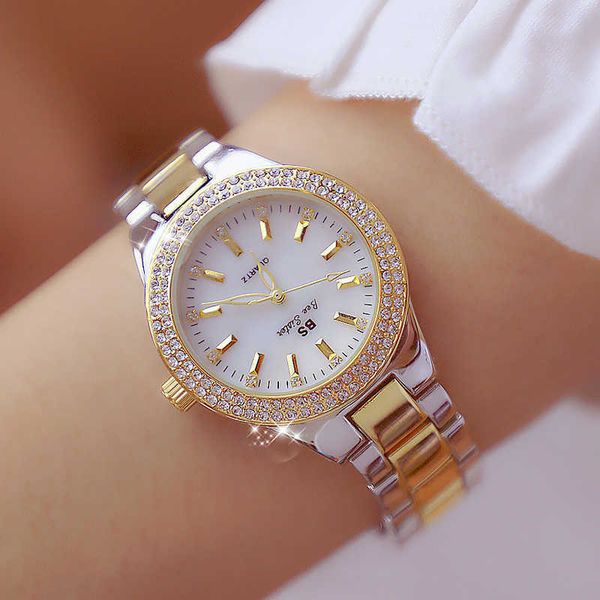 bs bee sister gold watch women crystal stainless steel ladies quartz wrist watches female waterproof clock relogio feminino 210616, Slivery;brown
bs bee sister gold watch women crystal stainless steel ladies quartz wrist watches female waterproof clock relogio feminino 210616, Slivery;brown