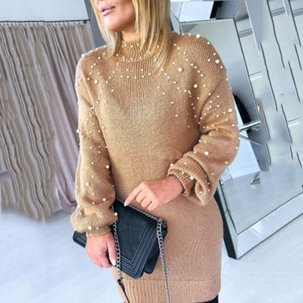 casual dresses long sleeve bodycon knit dress women's sweater vintage midi female clothing pearl o-neck autumn winter, Black;gray
casual dresses long sleeve bodycon knit dress women's sweater vintage midi female clothing pearl o-neck autumn winter, Black;gray