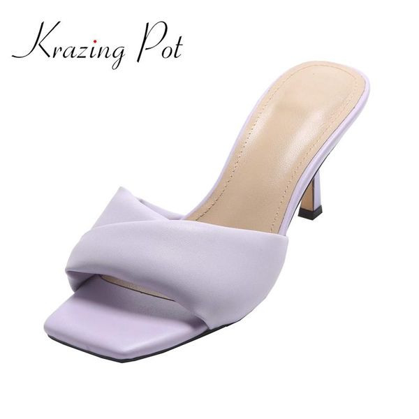 dress shoes krazing pot sheep leather thin high heels simple style solid daily wear street fashion fairy slip on women sandals l59, Black
dress shoes krazing pot sheep leather thin high heels simple style solid daily wear street fashion fairy slip on women sandals l59, Black