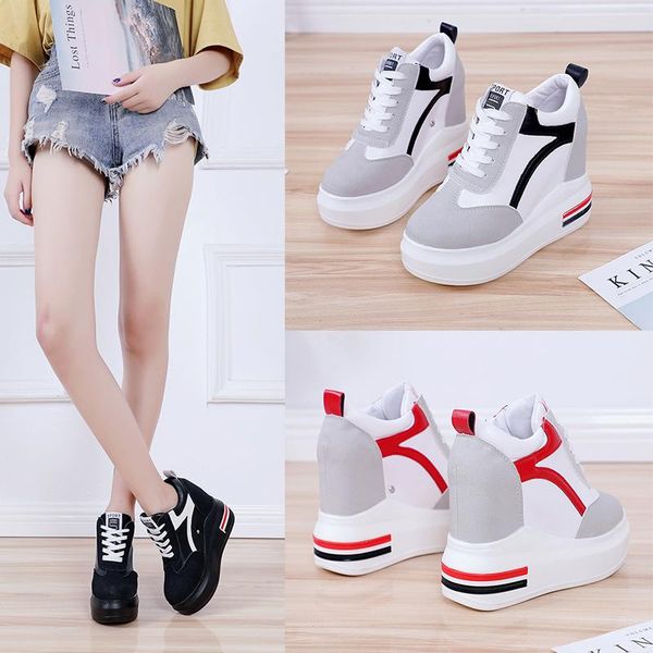 women's high heels 2021 fashion breathable pu leather shoes women platform height increased 11 cm thick sole zapatos mujer dress, Black
women's high heels 2021 fashion breathable pu leather shoes women platform height increased 11 cm thick sole zapatos mujer dress, Black