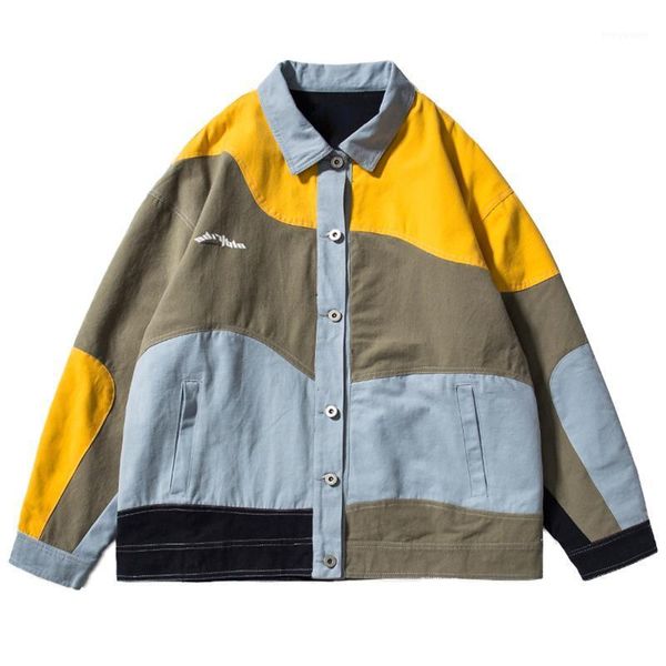 men's jackets hip hop vintage color-blocking cargo coat men women streetwear jacket 2021 winter harajuku, Black;brown
men's jackets hip hop vintage color-blocking cargo coat men women streetwear jacket 2021 winter harajuku, Black;brown