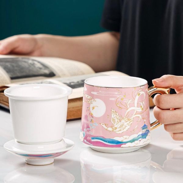 mugs chinese style cartoon mug creative ceramic water milk tea coffee cup with lid spoon couple lover gift for children girl
mugs chinese style cartoon mug creative ceramic water milk tea coffee cup with lid spoon couple lover gift for children girl