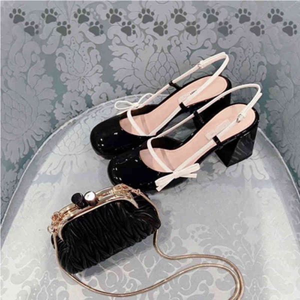 2021 sandals heel bow women's thick back empty shallow mouth mary jane single shoes 2021 spring and summer new french high heels yw ts5, Black
2021 sandals heel bow women's thick back empty shallow mouth mary jane single shoes 2021 spring and summer new french high heels yw ts5, Black