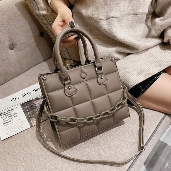 evening bags elegant gray shoulder for women 2021 fashion plaid chain tote handle handbag female soft leather crossbody bag
evening bags elegant gray shoulder for women 2021 fashion plaid chain tote handle handbag female soft leather crossbody bag