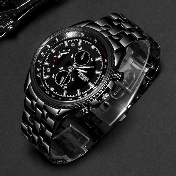 wristwatches rosra watches men sports black rust steel quartz military relogio masculino, Slivery;brown