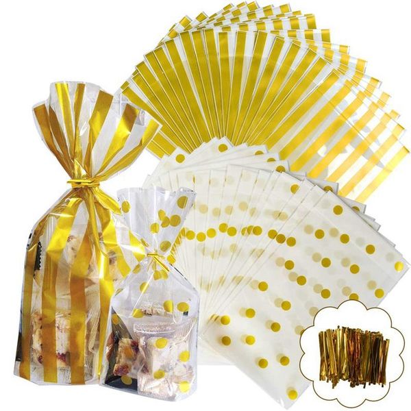 hanging baskets 100pcs gold opp bags with twist ties for cookie, bakery, candy, sweet, cup cake and snacks durable cello treat transparent
hanging baskets 100pcs gold opp bags with twist ties for cookie, bakery, candy, sweet, cup cake and snacks durable cello treat transparent
