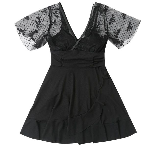 women black mesh short sleeve one piece swimwear bathing suit push up swim beach dress plus size summer swimsuit one-piece suits
women black mesh short sleeve one piece swimwear bathing suit push up swim beach dress plus size summer swimsuit one-piece suits