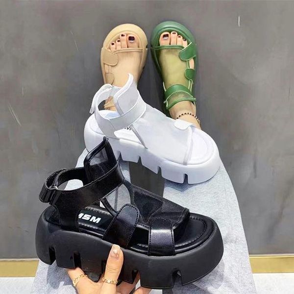 sandals women 2021 summer fashion thick-bottomed breathable eugene yarn mesh magic paste ladies platform roman, Black
sandals women 2021 summer fashion thick-bottomed breathable eugene yarn mesh magic paste ladies platform roman, Black