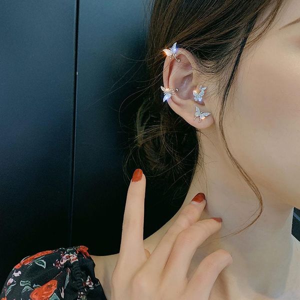 stud trendy small lovely butterfly shape earrings for women ear bone clip no piercings earring party jewelry, Golden;silver
stud trendy small lovely butterfly shape earrings for women ear bone clip no piercings earring party jewelry, Golden;silver