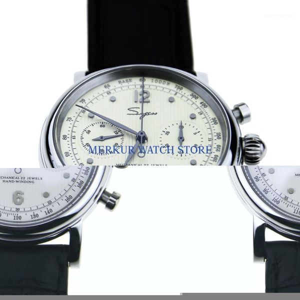 sugess mens watch mechanical chronograph 1963 dress tianjin movement st1901 wristwatches, Slivery;brown
sugess mens watch mechanical chronograph 1963 dress tianjin movement st1901 wristwatches, Slivery;brown