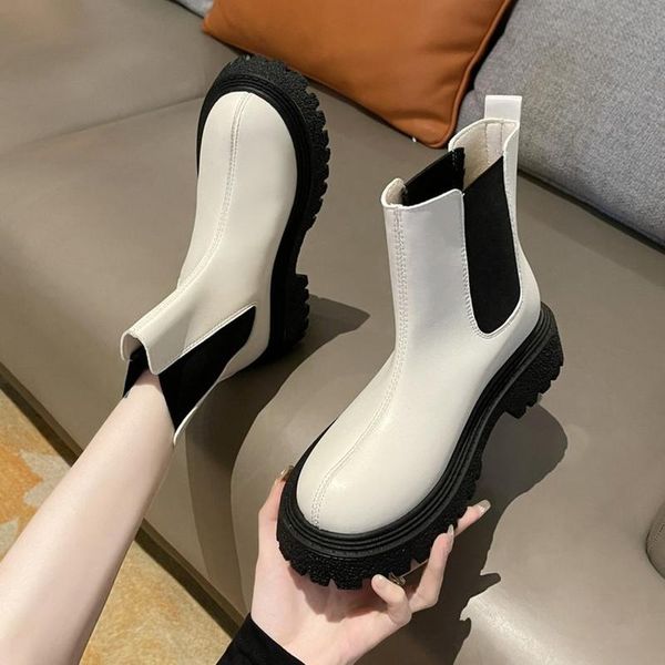 boots 2021 autumn fashion round toe thick-soled mid-tube women's casual thick-heel mid-heel, Black
boots 2021 autumn fashion round toe thick-soled mid-tube women's casual thick-heel mid-heel, Black
