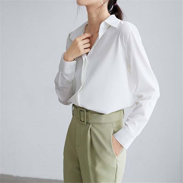 formal chiffon ol loose solid high street brief women large size office lady blouses all-match elegant shirt 210421, White
formal chiffon ol loose solid high street brief women large size office lady blouses all-match elegant shirt 210421, White