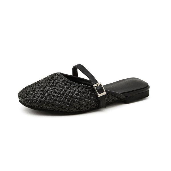 slippers baotou women's casual simple fashion wild literary style trend outer wear 2021, Black
slippers baotou women's casual simple fashion wild literary style trend outer wear 2021, Black